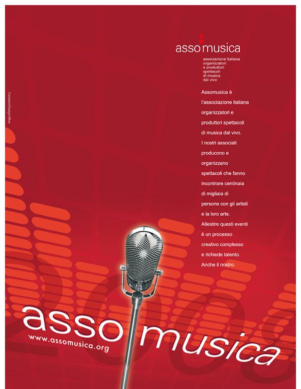 AssoMusica - Annuncio stampa 2008