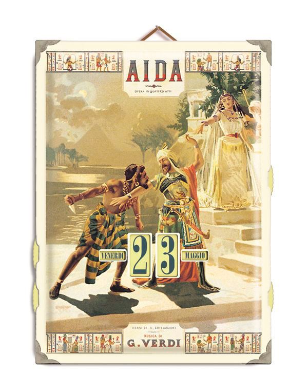 Calendario perpetuo <i>Aida</i><br>Cod. CP.04<Br>