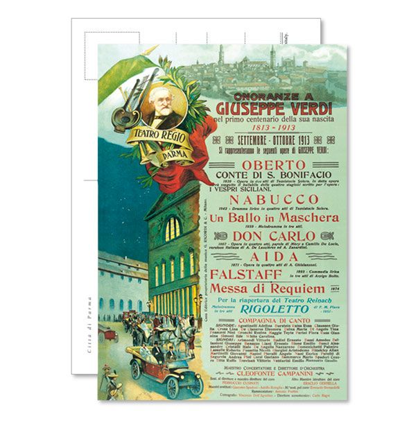 Cartolina <i>Celebrazioni Parma 1913</i><br>Cod. CA.18<Br>