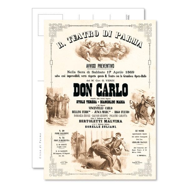 Cartolina <i>Don Carlo</i><br>Cod. CA.02<Br>