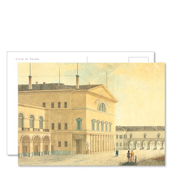 Cartolina <i>Disegno Teatro Regio</i><br>Cod. CA.36<Br>