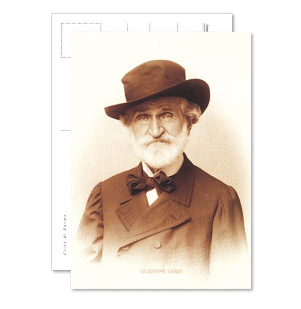 Cartolina <i>Ritratto fotografico Verdi</i><br>Cod. CA.13<Br>