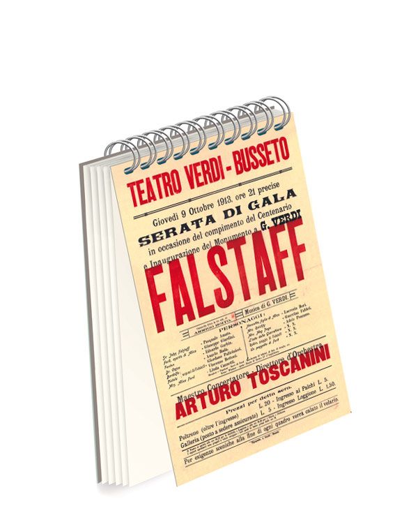Block notes <i>Manifesto Falstaff</i><br>Cod. BS.16<Br>