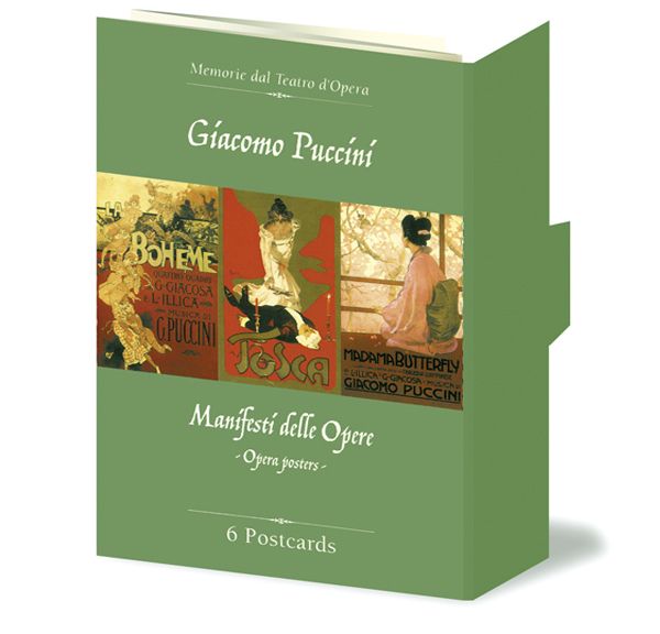 Cartoline a fisarmonica <i>Manifesti opere Puccini</i><br>Cod. CF.06<Br>