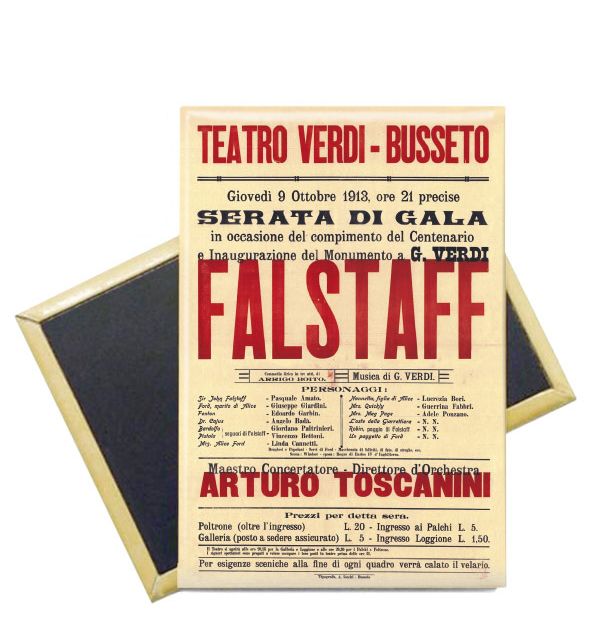 Magnete <i>Manifesto Falstaff</i><br>Cod. MG.28<Br>