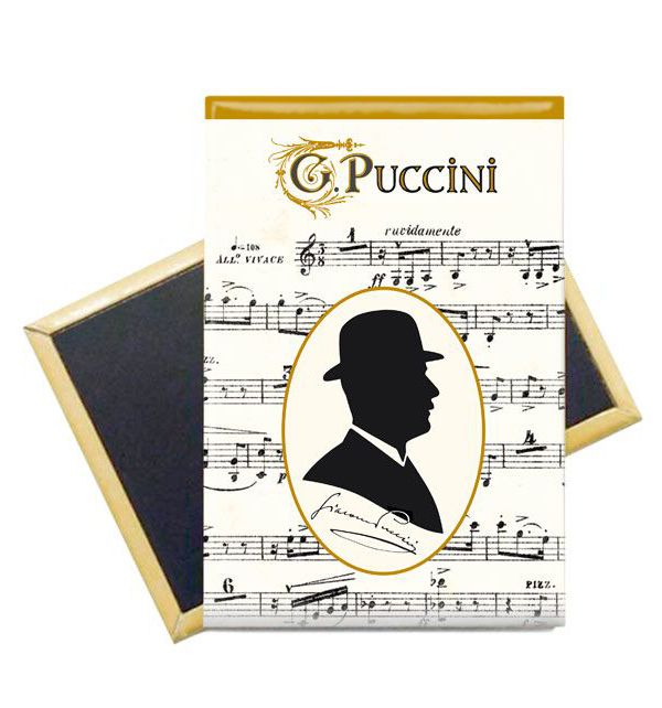 Magnete <i>Puccini note</i><br>Cod. LP.02<Br>