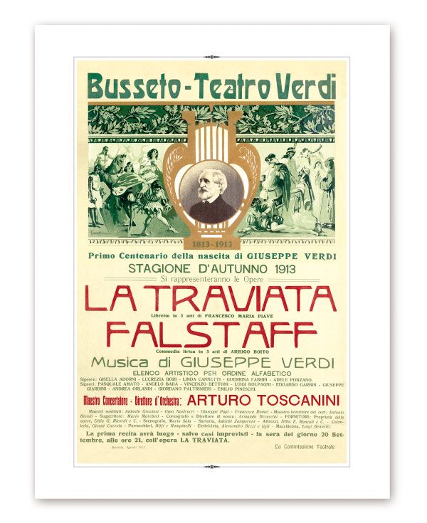 Stampa <i> Manifesto La traviata</i><br>Cod. ST.19<Br>