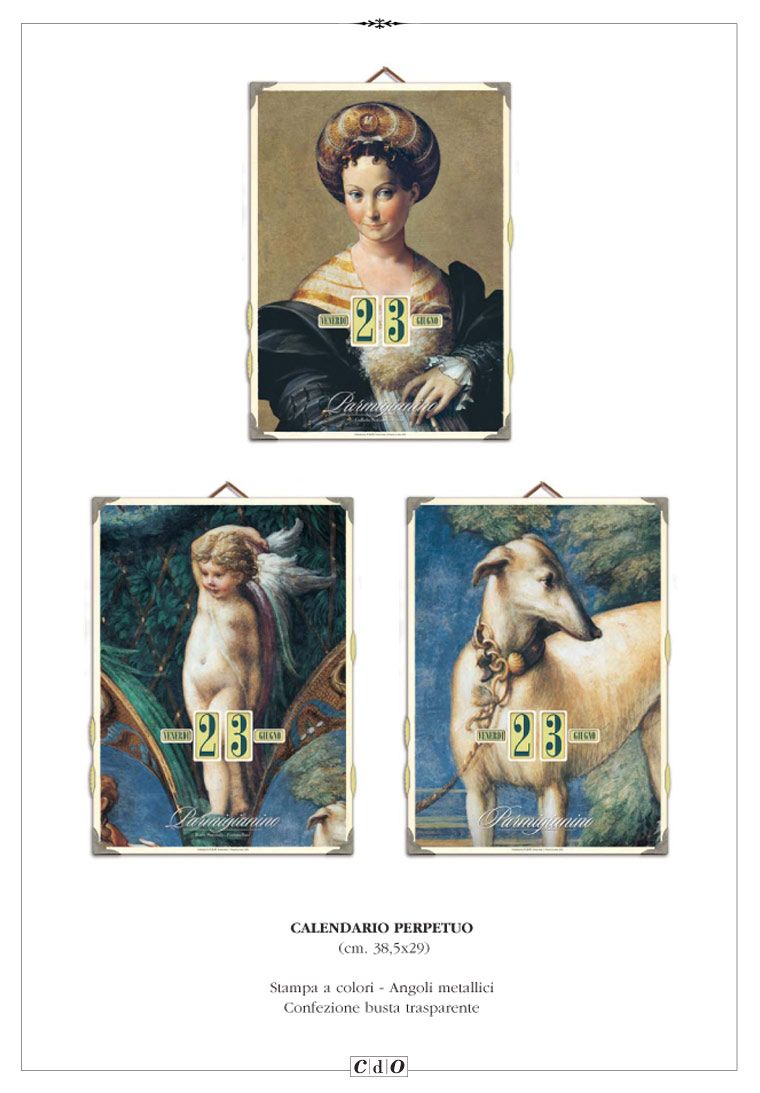 Parmigianino calendari