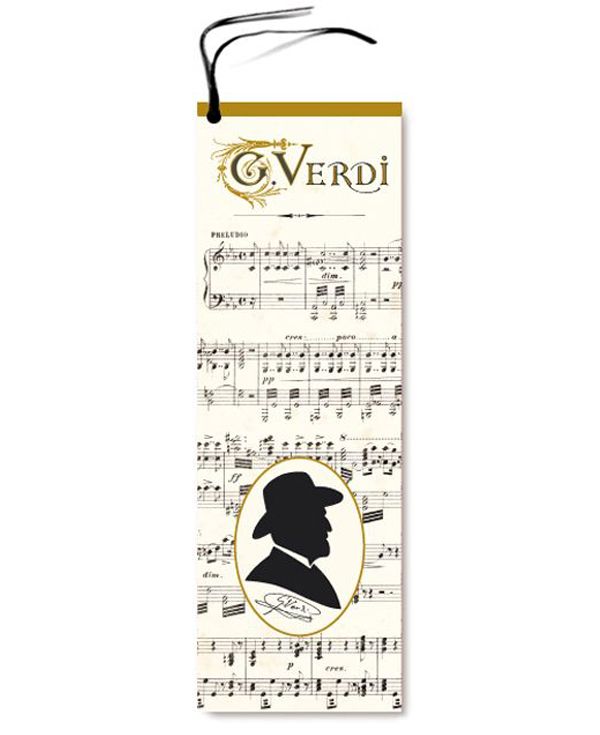 Segnalibro <i>Verdi cammeo</i><br>Cod. LV.01<Br>